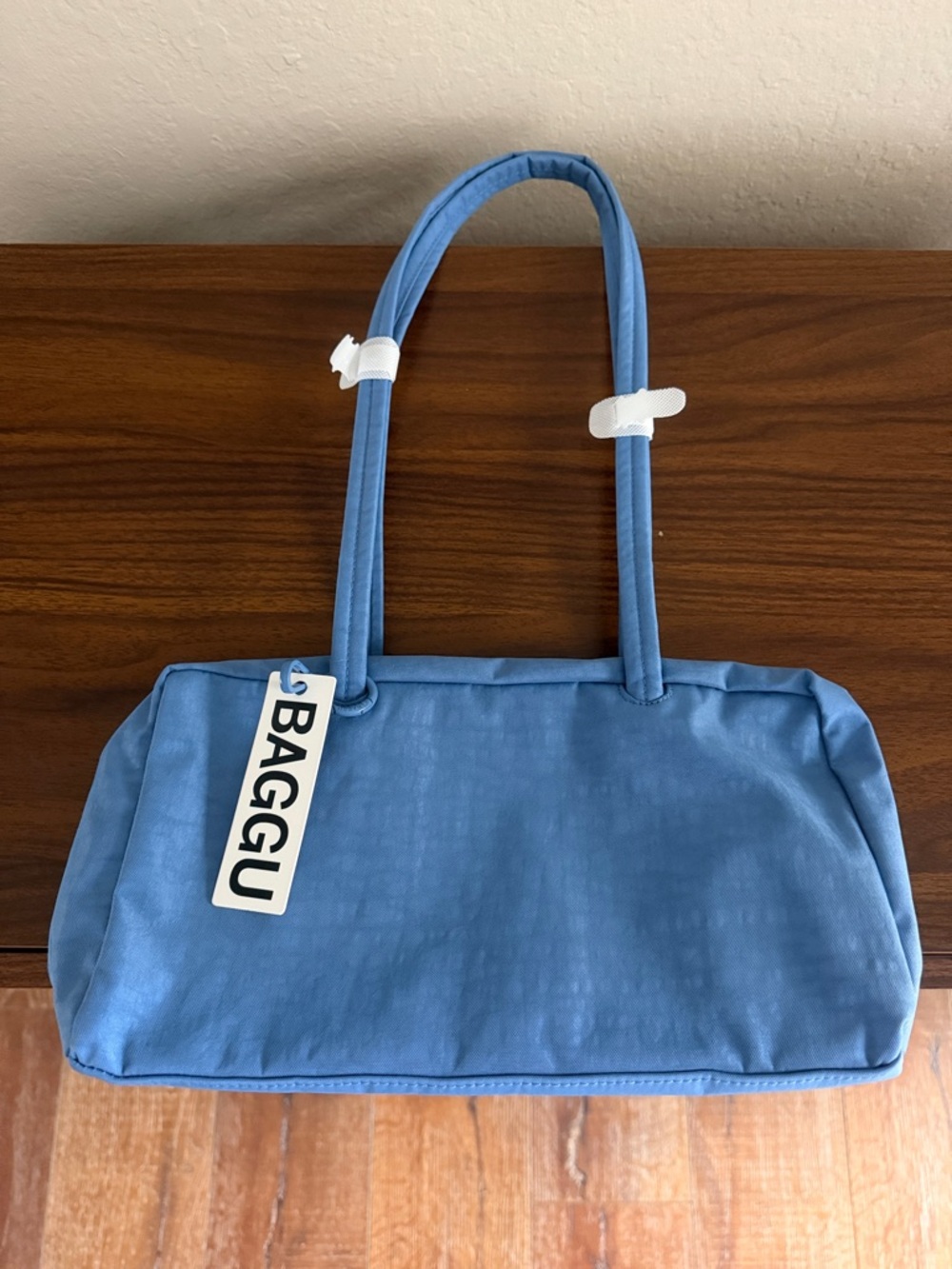 BAGGU Nylon Bowler Bag - Steel Blue